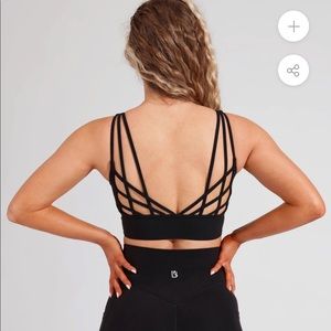 Black BuffBunny Monarch sports bra